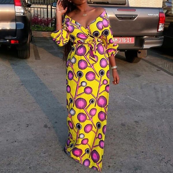 boho women african print long dress elegant 2020 spring lace up v neck beach party maxi dresses summer high waist femme vestiods, Black;gray
boho women african print long dress elegant 2020 spring lace up v neck beach party maxi dresses summer high waist femme vestiods, Black;gray