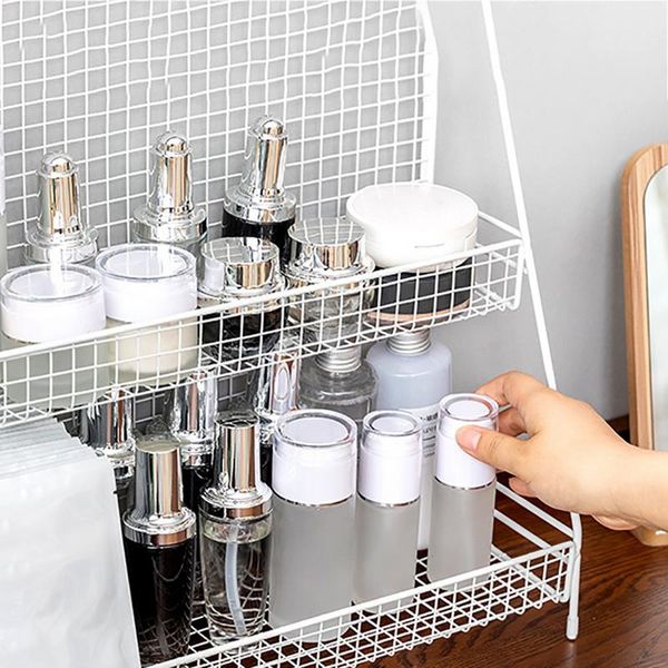 home double layers rack metal kitchen bedroom desk organizer seasoning jar student dormitory storage shelf
home double layers rack metal kitchen bedroom desk organizer seasoning jar student dormitory storage shelf