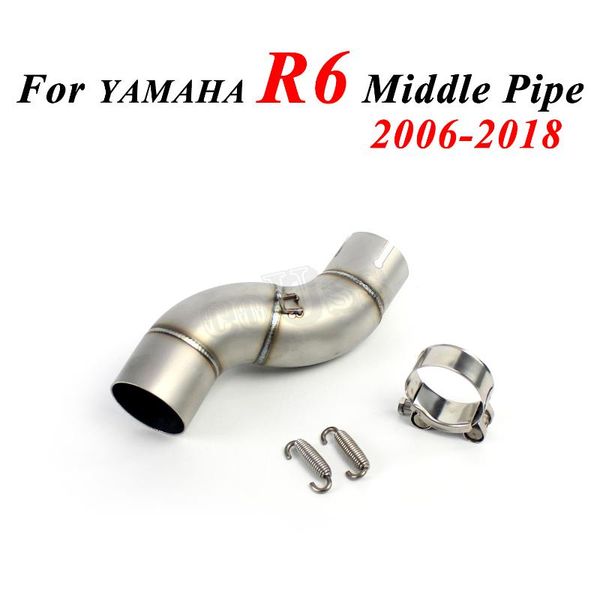 for yamaha yzf r6 2006-2018 silp on middle escape moto motorcycle exhaust mid connect link tube modified pipe akrapovic scooter
for yamaha yzf r6 2006-2018 silp on middle escape moto motorcycle exhaust mid connect link tube modified pipe akrapovic scooter