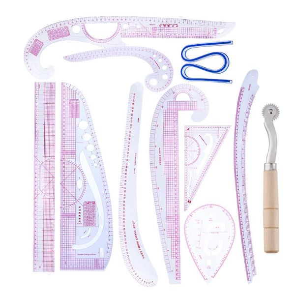 sewing notions & tools 11pcs tailor french curve rulers drawing line measure clothing patchwork diy crafts ruler, Black
sewing notions & tools 11pcs tailor french curve rulers drawing line measure clothing patchwork diy crafts ruler, Black