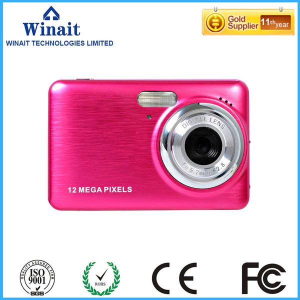 2.7" tft lcd 720p hd digital camera 12mp 5mp cmos sensor 4x digital zoom anti-red eye camera professional with 400mah battery
2.7" tft lcd 720p hd digital camera 12mp 5mp cmos sensor 4x digital zoom anti-red eye camera professional with 400mah battery