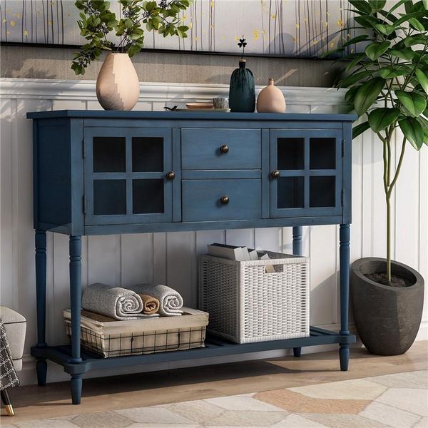 sideboard console table with bottom shelf farmhouse wood glass buffet storage cabinet living room antique navy
sideboard console table with bottom shelf farmhouse wood glass buffet storage cabinet living room antique navy