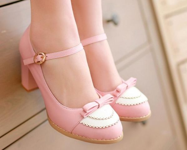 2019 women's shoes in spring and autumn with new style high heel coarse heel round head bowknot @2140, Black
2019 women's shoes in spring and autumn with new style high heel coarse heel round head bowknot @2140, Black