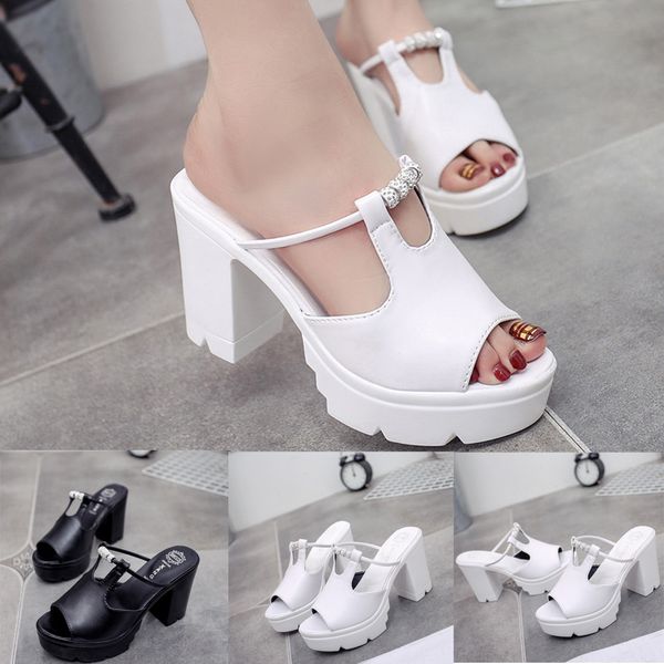 summer high heel sandals for women fish mouth platform high heels shoes fashion wedge open toe crystal slope sandals, Black
summer high heel sandals for women fish mouth platform high heels shoes fashion wedge open toe crystal slope sandals, Black