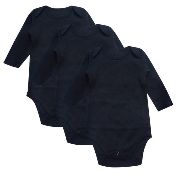 3/pack black baby rompers long sleeve boys clothes underwear baby pajamas spring girl jumpsuit 3 to 24m boy clothing, Blue
3/pack black baby rompers long sleeve boys clothes underwear baby pajamas spring girl jumpsuit 3 to 24m boy clothing, Blue