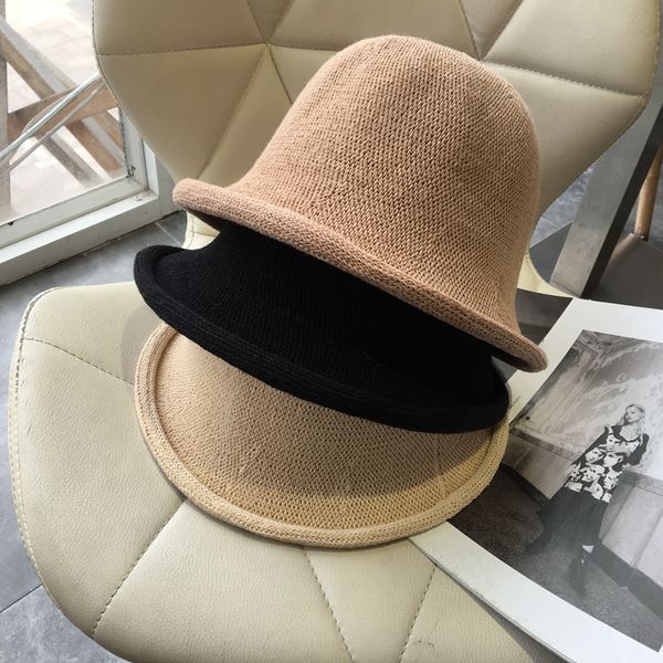 2019 summer women dome solid bucket hats curling brim collapsible hat sweet girl travel caps sun protection casual 56-58cm, Blue;gray
2019 summer women dome solid bucket hats curling brim collapsible hat sweet girl travel caps sun protection casual 56-58cm, Blue;gray