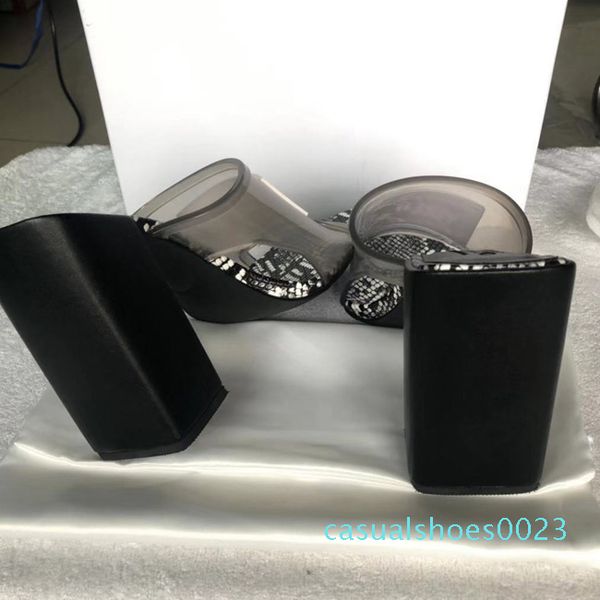 new arrived 2019 pvc sandals popular summer women high heel espadrilles casual sandals rubber decoration ladys slippers flip flop 42 43 c23, Black
new arrived 2019 pvc sandals popular summer women high heel espadrilles casual sandals rubber decoration ladys slippers flip flop 42 43 c23, Black