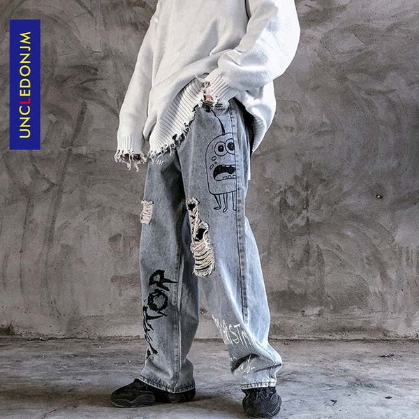 graffiti print casual baggy damaged denim jeans hip hop streetwear pants men destroy punk rock trousers male an-c026, Blue
graffiti print casual baggy damaged denim jeans hip hop streetwear pants men destroy punk rock trousers male an-c026, Blue