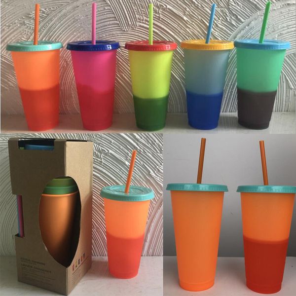 5pcs/set 24oz tumbler color changing cup thermochromic cup color change pp drinking tumblers with lid and straw coffee mugs
5pcs/set 24oz tumbler color changing cup thermochromic cup color change pp drinking tumblers with lid and straw coffee mugs