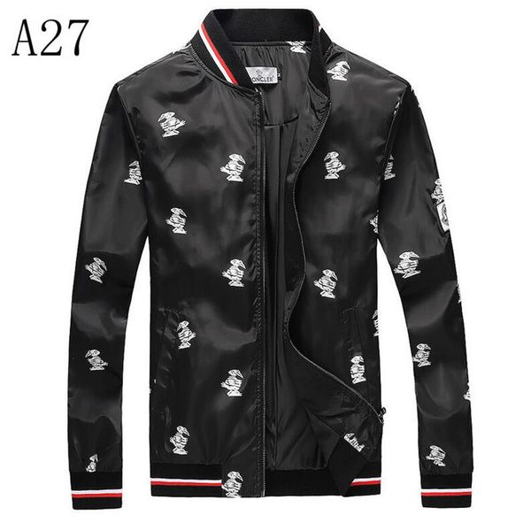 long-sleeved men and women designers jacket autumn sports outdoor windbreaker with zipper luxury men's fashion 14, Black;brown
long-sleeved men and women designers jacket autumn sports outdoor windbreaker with zipper luxury men's fashion 14, Black;brown