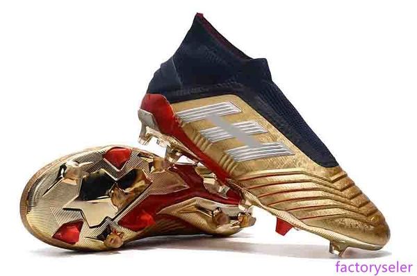 new predator 19 fg 25th soccer shoes original mens leather football boots socks high ankle soccer cleats silver black
new predator 19 fg 25th soccer shoes original mens leather football boots socks high ankle soccer cleats silver black