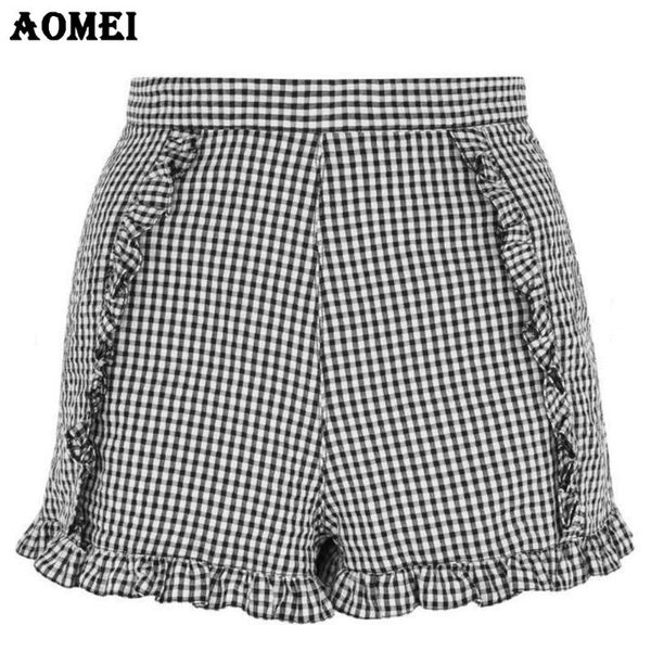 summer vintage plaid shorts with ruffles trim invisible zipper junior girls 2020 fashion retro gingham bottoms short clothes, White;black
summer vintage plaid shorts with ruffles trim invisible zipper junior girls 2020 fashion retro gingham bottoms short clothes, White;black