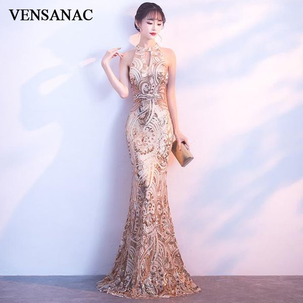 party dresses vensanac halter sequined mermaid long evening off the shoulder crystal prom gowns, White;black
party dresses vensanac halter sequined mermaid long evening off the shoulder crystal prom gowns, White;black