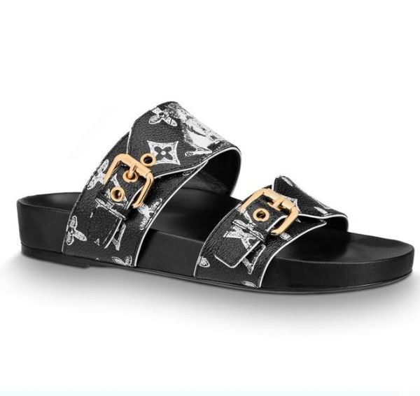 branded women canvas bom dia flat mule slide sandal fashion lady letter print leather rubber sole slipper, Black
branded women canvas bom dia flat mule slide sandal fashion lady letter print leather rubber sole slipper, Black