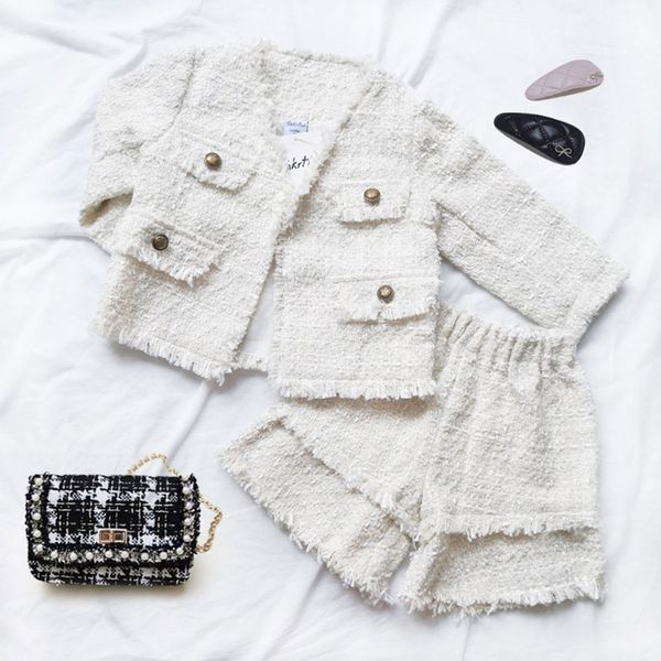kids toddler baby girls white pageant plaid coat + pants party spring clothes
kids toddler baby girls white pageant plaid coat + pants party spring clothes