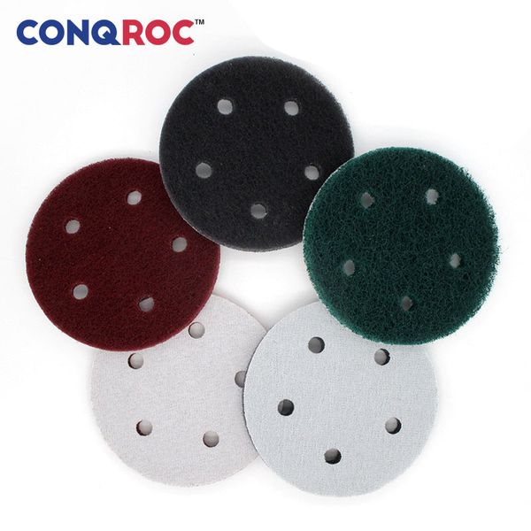 10pcs 125mm 5 inch scouring discs hook loop 5 holes scouring pads grout power scrubber cleaning sanding rust remover
10pcs 125mm 5 inch scouring discs hook loop 5 holes scouring pads grout power scrubber cleaning sanding rust remover