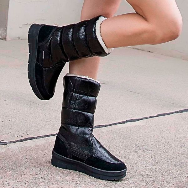 women winter warm snow boots shoe leisure flat with plush zipper booties footwear waterproof mid-calf lined boots for women 2019, Black
women winter warm snow boots shoe leisure flat with plush zipper booties footwear waterproof mid-calf lined boots for women 2019, Black