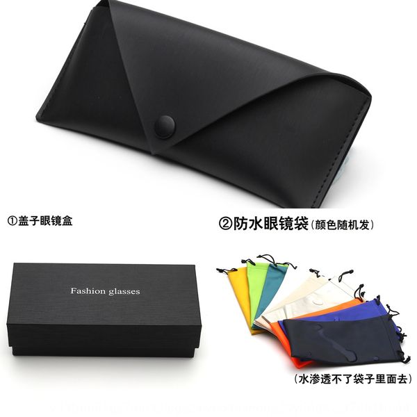 leather triangle middle button case case black sun glasses box leather glasses box
leather triangle middle button case case black sun glasses box leather glasses box