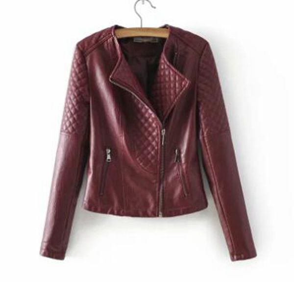 women spring and autumn new style authentic fashion personality slim european and american fashion motorcycle leather coat / s, Black
women spring and autumn new style authentic fashion personality slim european and american fashion motorcycle leather coat / s, Black