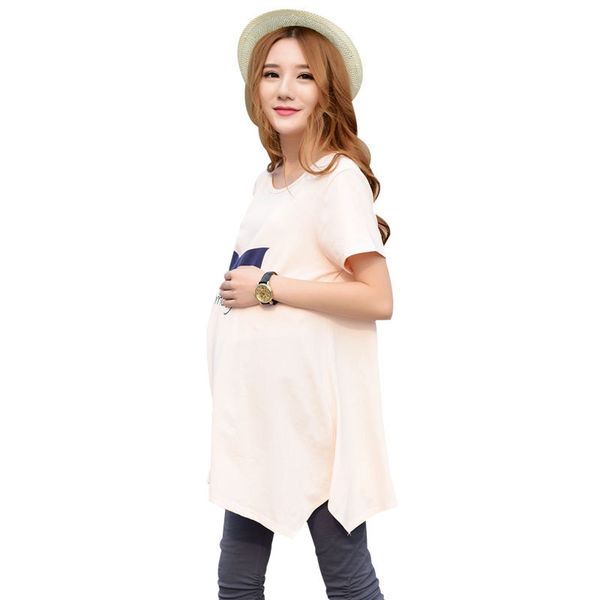 summer cotton maternity t-shirt pregnant women tees clothes plus size short sleeve pregnant wear clothing, White
summer cotton maternity t-shirt pregnant women tees clothes plus size short sleeve pregnant wear clothing, White