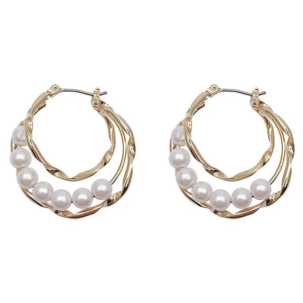 korean fashion personality simple pearl multi-layer earrings sweet temperament popular earrings female jewelry, Golden;silver
korean fashion personality simple pearl multi-layer earrings sweet temperament popular earrings female jewelry, Golden;silver
