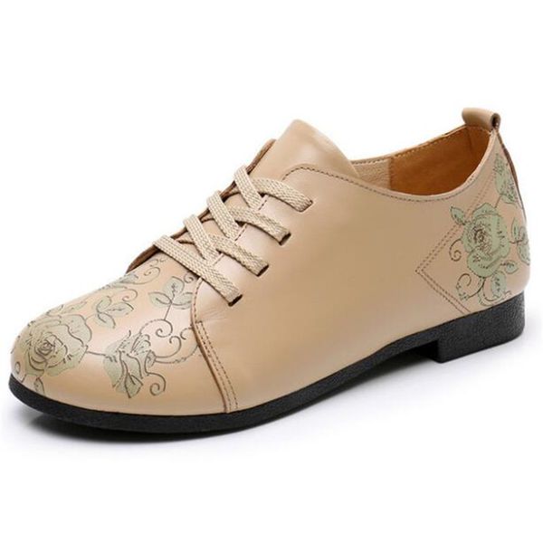 2020 new cowhide printing lace-up spring shoes flat shoes large size women leather soft comfort fashion casual, Black
2020 new cowhide printing lace-up spring shoes flat shoes large size women leather soft comfort fashion casual, Black