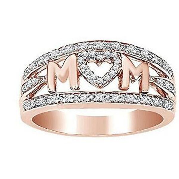 18k gold plated mom rings cubic zirconia heart rings with diamond fashion bling bling jewelry mothers day gift for mom, Silver
18k gold plated mom rings cubic zirconia heart rings with diamond fashion bling bling jewelry mothers day gift for mom, Silver