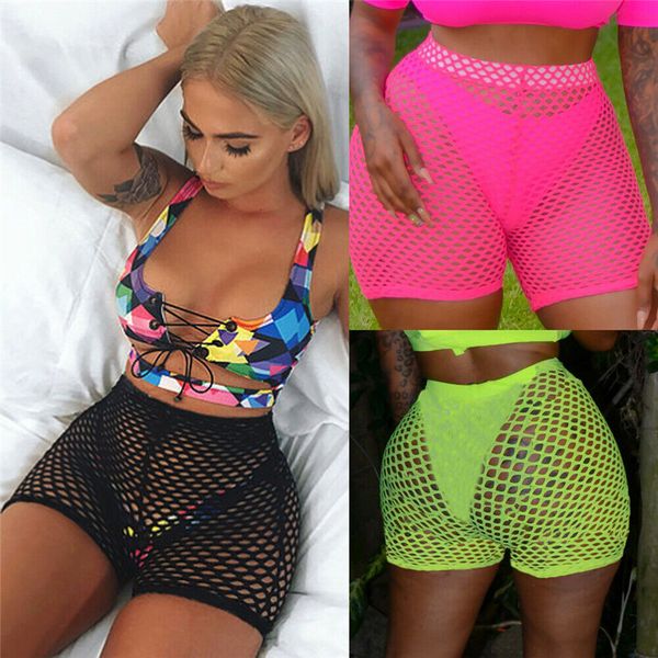 summer women solid bikini shorts mesh fishnet hollow shorts swimsuit bathing clothes high waist hollow beachwear bottoms, Blue;gray
summer women solid bikini shorts mesh fishnet hollow shorts swimsuit bathing clothes high waist hollow beachwear bottoms, Blue;gray