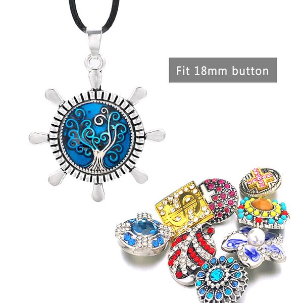 fashion interchangeable flower anchor ginger necklace 030 fit 18mm snap button pendant necklace charm jewelry for women gift, Silver
fashion interchangeable flower anchor ginger necklace 030 fit 18mm snap button pendant necklace charm jewelry for women gift, Silver
