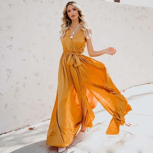 zogaa yellow dress long maxi dress sleeveless split lace up v-neck party dresses 2019 elegant boho dress for women plus size, Black;gray
zogaa yellow dress long maxi dress sleeveless split lace up v-neck party dresses 2019 elegant boho dress for women plus size, Black;gray