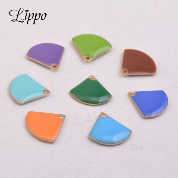 32pcs copper enamelled sector charms sequins double faced enamel pendant for earrings bracelet necklace, Bronze;silver
32pcs copper enamelled sector charms sequins double faced enamel pendant for earrings bracelet necklace, Bronze;silver