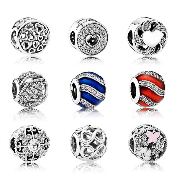 new 100% 925 sterling silver pandora piercing heart hollow crystal charm bead fit bracelet diy bracelet the factory wholesale, Black
new 100% 925 sterling silver pandora piercing heart hollow crystal charm bead fit bracelet diy bracelet the factory wholesale, Black