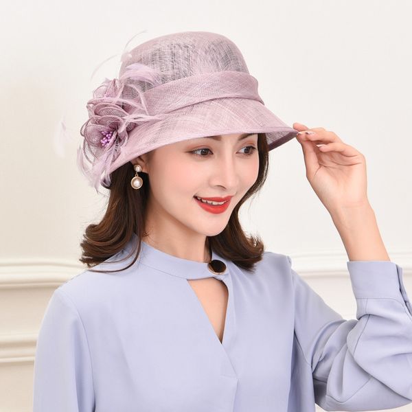 huaqiao elegant philippine twist straw linen hat ladies handmade feather linen flower dome summer straw hat, Blue;gray
huaqiao elegant philippine twist straw linen hat ladies handmade feather linen flower dome summer straw hat, Blue;gray