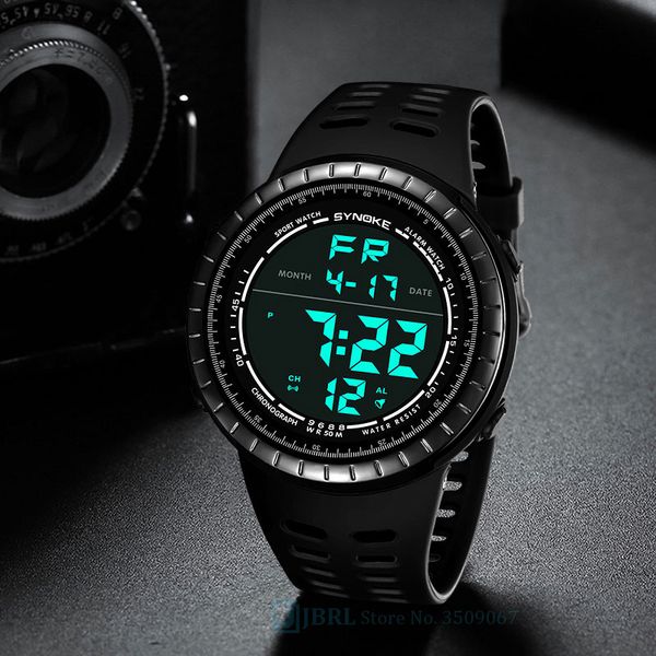 synoke brand digital watch men sport watches electronic led casual wrist watch for men clock male wristwatch waterproof hours, Slivery;brown
synoke brand digital watch men sport watches electronic led casual wrist watch for men clock male wristwatch waterproof hours, Slivery;brown