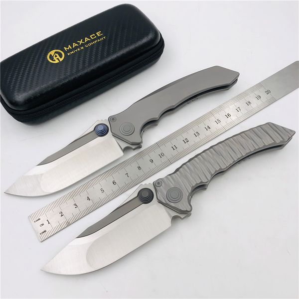 Свободная перевозка груза, Maxace песчаная складной нож M390 стали интегрированный титановый сплав ручка на открытом воздухе кемпинга рыбалки инструмент
Свободная перевозка груза, Maxace песчаная складной нож M390 стали интегрированный титановый сплав ручка на открытом воздухе кемпинга рыбалки инструмент