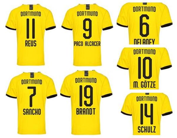 19-20 Customized Reus 11 Sancho 7 Paco Alcacer 9 Brandt 19 M.Götze 10 Schulz 14 Philipp 20 Schulz 14 Hummels 15 Thai Quality Soccer Jerseys
19-20 Customized Reus 11 Sancho 7 Paco Alcacer 9 Brandt 19 M.Götze 10 Schulz 14 Philipp 20 Schulz 14 Hummels 15 Thai Quality Soccer Jerseys