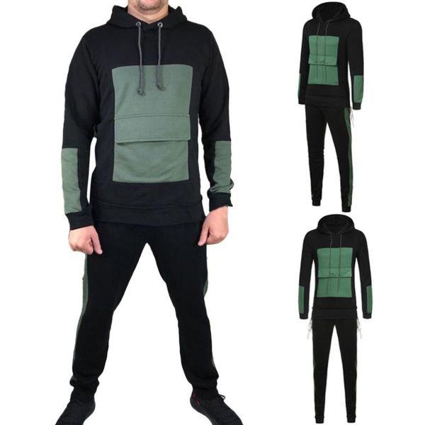2020 men's new fashion summer sport large size patchwork color pocket casual sports suit tuta uomo jogging homme vetement homme, Gray 
2020 men's new fashion summer sport large size patchwork color pocket casual sports suit tuta uomo jogging homme vetement homme, Gray