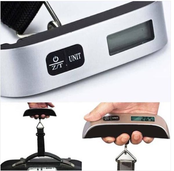 

2019 wholesales portable 50kg/10g hanging electronic digital travel suitcase luggage scales