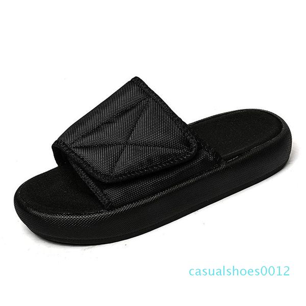 men slippers new kanye fashion west summer flat sandals beach flip flops outdoor slippers shoes men slides soft sole c12, Black
men slippers new kanye fashion west summer flat sandals beach flip flops outdoor slippers shoes men slides soft sole c12, Black