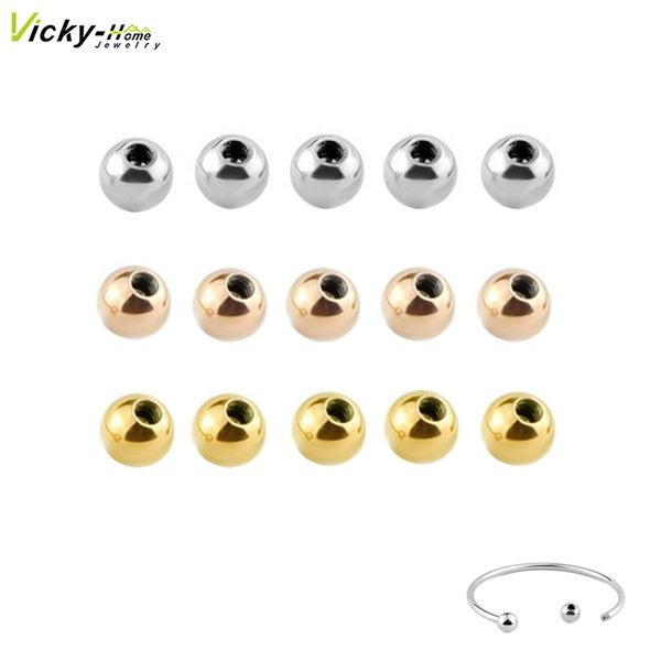 stainless steel screw ball for women starter bracelet bangle diy jewelry fit charm drop shipping, Golden;silver 
stainless steel screw ball for women starter bracelet bangle diy jewelry fit charm drop shipping, Golden;silver