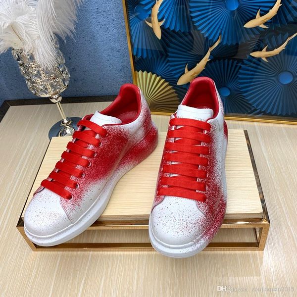 2019 luxury designer men women sneakers fashion white leather platform shoes flat casual party wedding shoes with box, Black
2019 luxury designer men women sneakers fashion white leather platform shoes flat casual party wedding shoes with box, Black