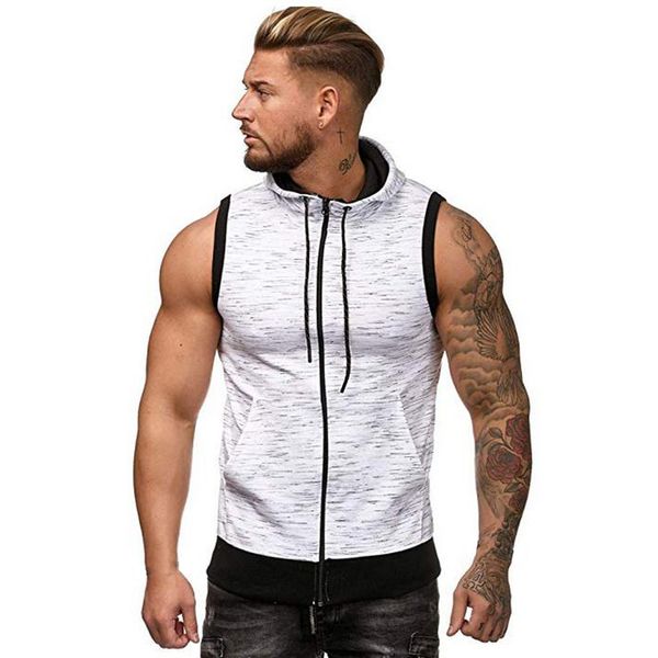 men's vests spot vest jacket lightweight patchwork sleeveless contrast hoodie ropa de hombre bodybuilding tank men, Black;white
men's vests spot vest jacket lightweight patchwork sleeveless contrast hoodie ropa de hombre bodybuilding tank men, Black;white