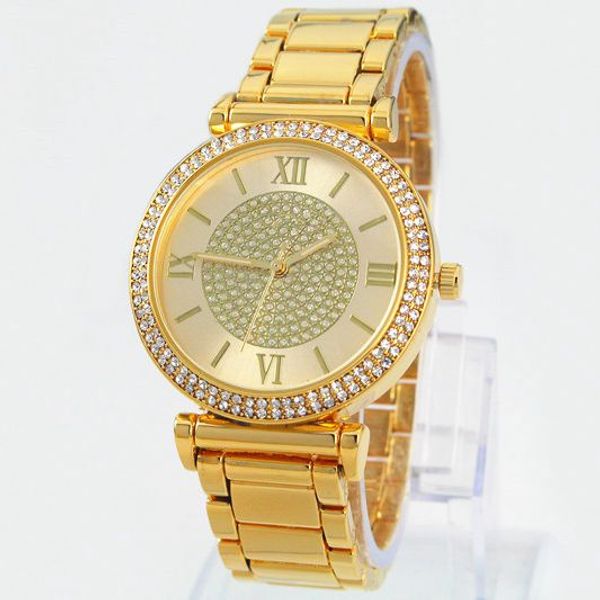 silver gold watch women luxury ladies wristwatches gifts for girl full stainless rhinestone quartz watch, Slivery;brown
silver gold watch women luxury ladies wristwatches gifts for girl full stainless rhinestone quartz watch, Slivery;brown