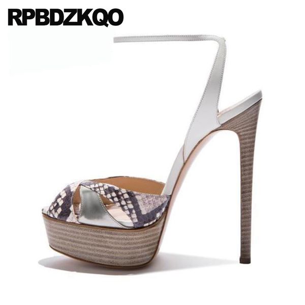 ankle strap stiletto exotic dancer sandals runway pumps platform peep toe genuine leather shoes women stripper, Black
ankle strap stiletto exotic dancer sandals runway pumps platform peep toe genuine leather shoes women stripper, Black