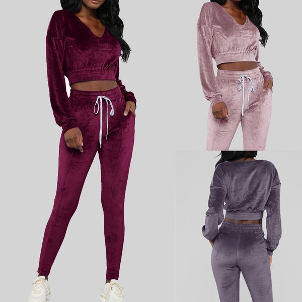 vertvie 2pcs plus velvet long sleeves tracksuit women running sets jogging suits sweat pants jogger suits casual sportswear, Black;blue
vertvie 2pcs plus velvet long sleeves tracksuit women running sets jogging suits sweat pants jogger suits casual sportswear, Black;blue