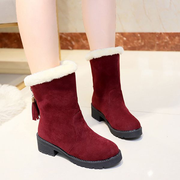suede tassel boots women casaul slip-on keep warm winter shoes women 2019 fashion round toe short boots shoes woman botas mujer, Black
suede tassel boots women casaul slip-on keep warm winter shoes women 2019 fashion round toe short boots shoes woman botas mujer, Black