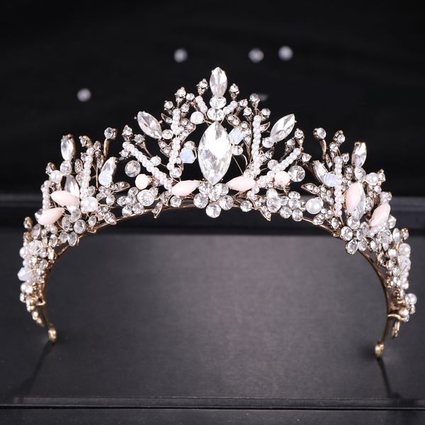 vintage baroque rhinestone crystal crown bridal headdress princess crown party queen headdress wedding hair accessories jewelry, White;golden
vintage baroque rhinestone crystal crown bridal headdress princess crown party queen headdress wedding hair accessories jewelry, White;golden