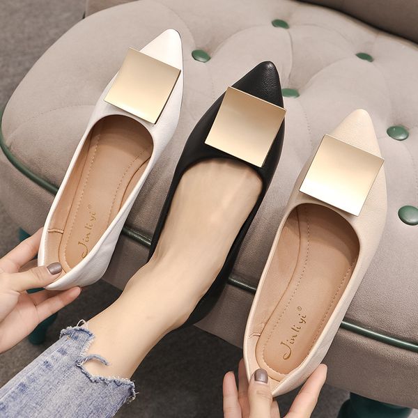 casual woman shoe female shoes pointed toe shallow mouth soft all-match 2019 fashion women's autumn dress summer new modis fall, Black
casual woman shoe female shoes pointed toe shallow mouth soft all-match 2019 fashion women's autumn dress summer new modis fall, Black