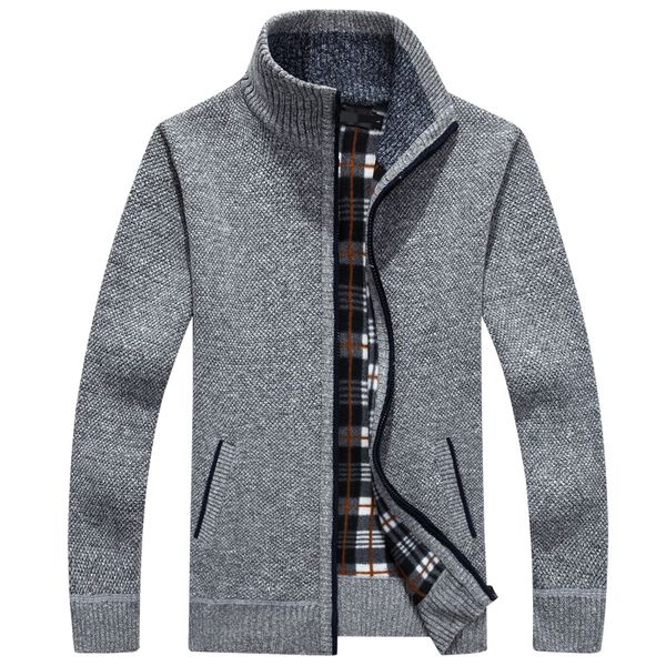 men's sweaters sweater thick knitted jacket white long-sleeved cardigan wool full zipper plus size autumn winter clothing, White;black
men's sweaters sweater thick knitted jacket white long-sleeved cardigan wool full zipper plus size autumn winter clothing, White;black