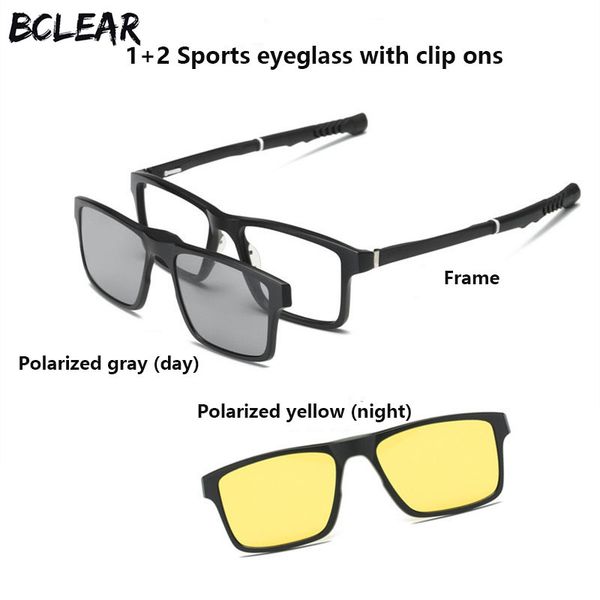 bclear sports leisure optical frame clip-ons myopia spectacle eyeglasses polarized sun lens night vision magnet clip on, White;black
bclear sports leisure optical frame clip-ons myopia spectacle eyeglasses polarized sun lens night vision magnet clip on, White;black